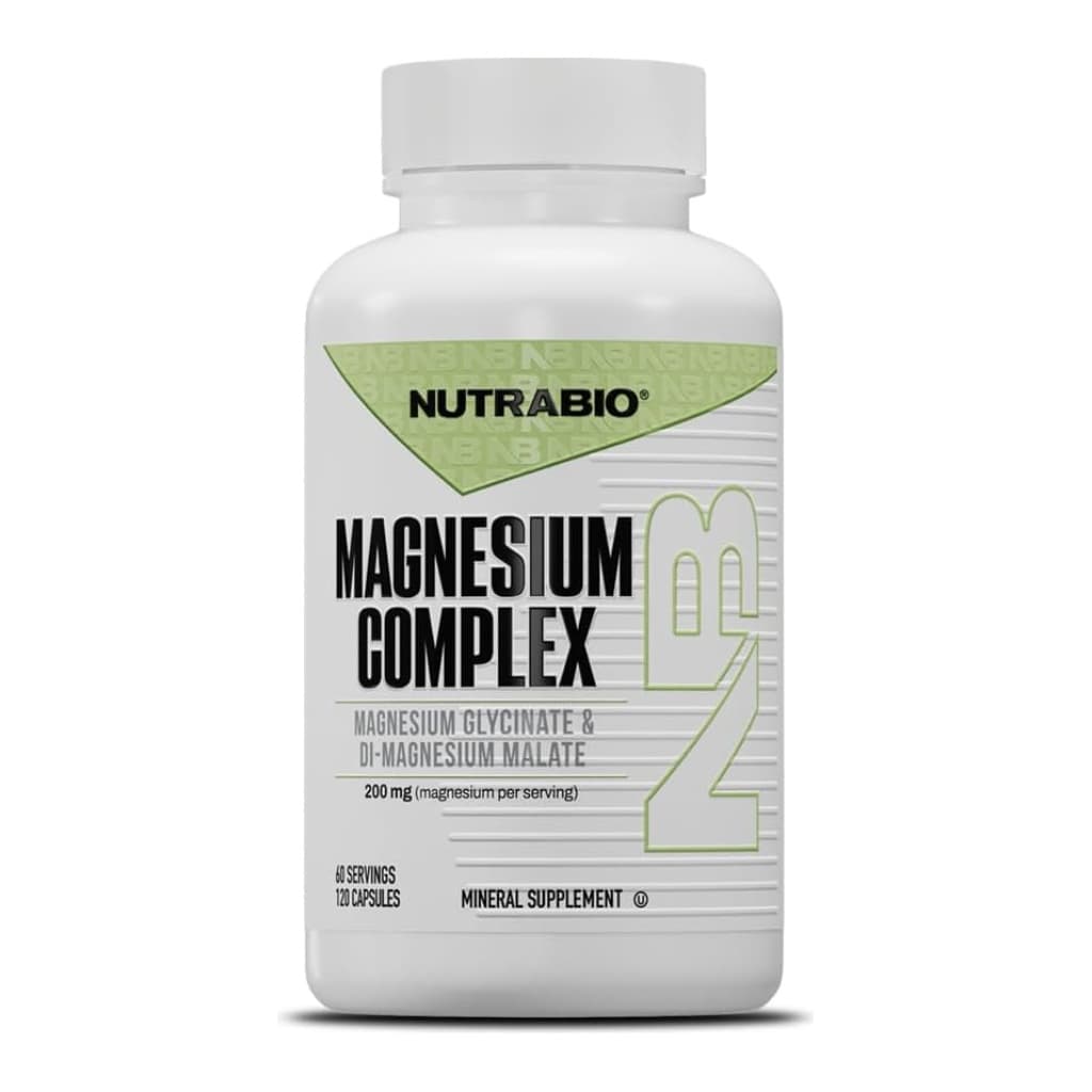 NutraBio Magnesio Complex - 120 Cápsulas