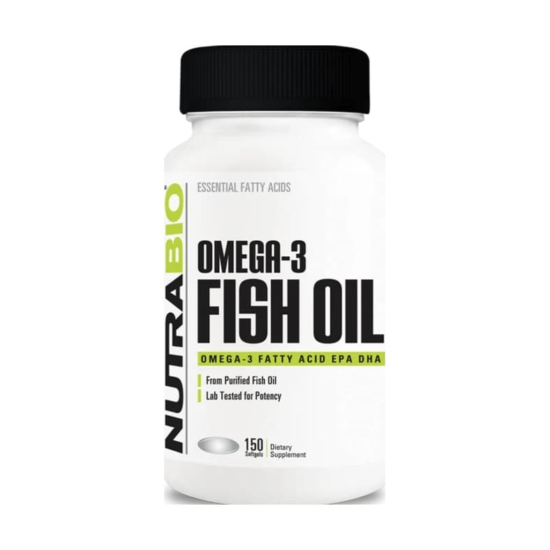 NutraBio Omega-3 Fish Oil 2000mg - 150 Softgels