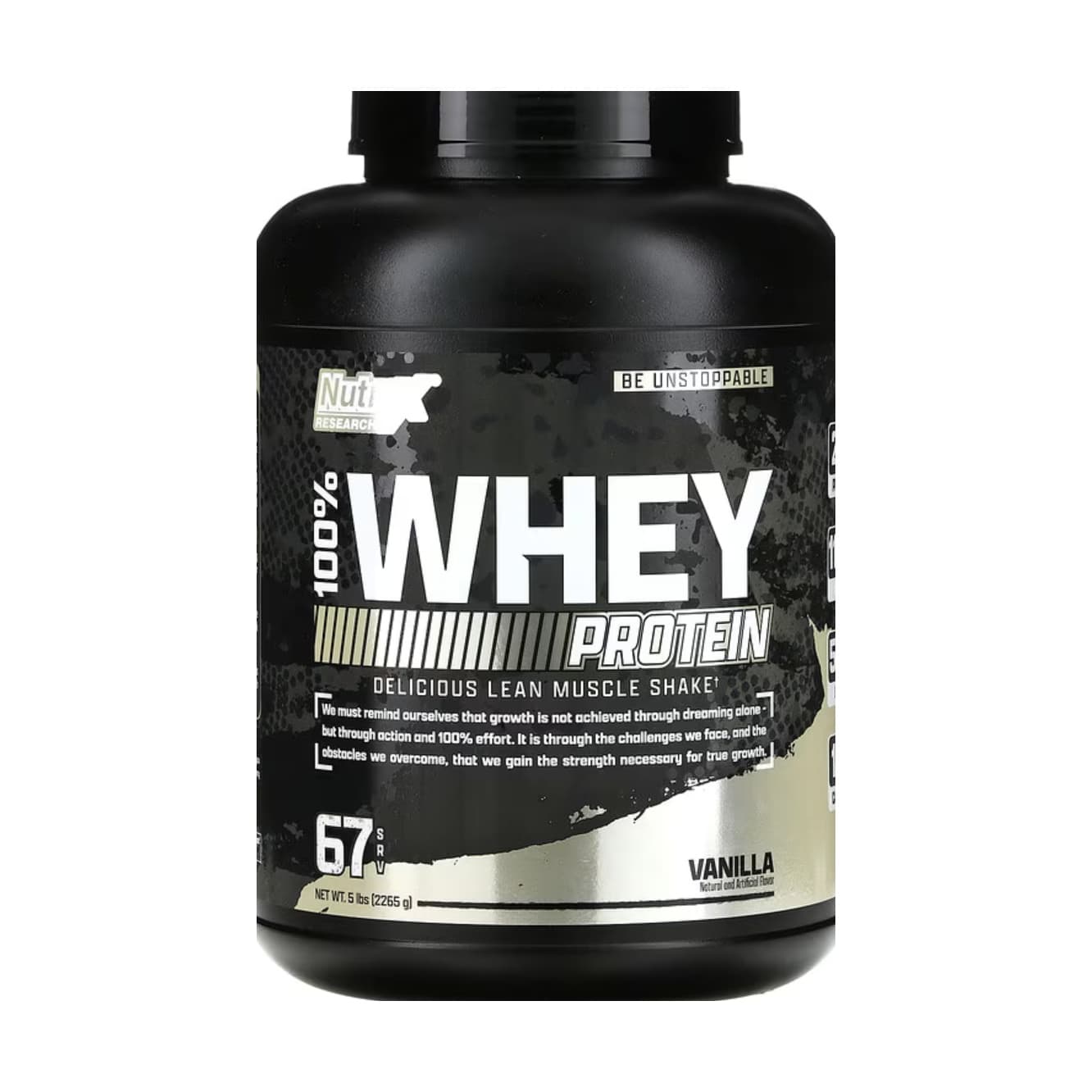 Nutrex 100% Whey Protein - 5 Lbs, Vainilla
