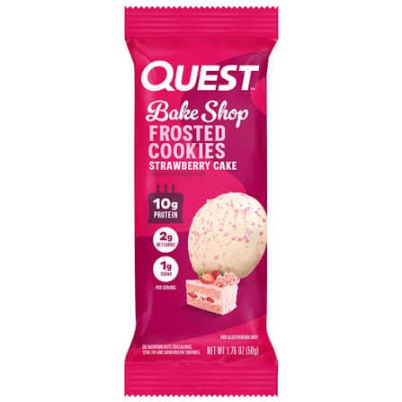 Quest Bake Shop Frosted Cookies Strawberry Cake