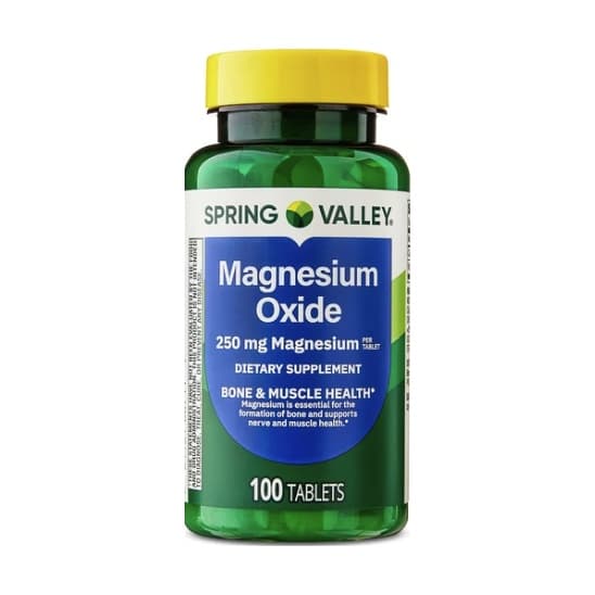 Spring Valley Óxido de Magnesio 250mg - 100 Tabletas